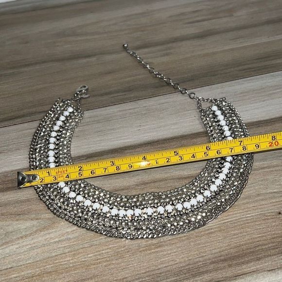 Chico’s Bling Rhinestone Egyptian Goddess Caller Necklace - Picture 9 of 9